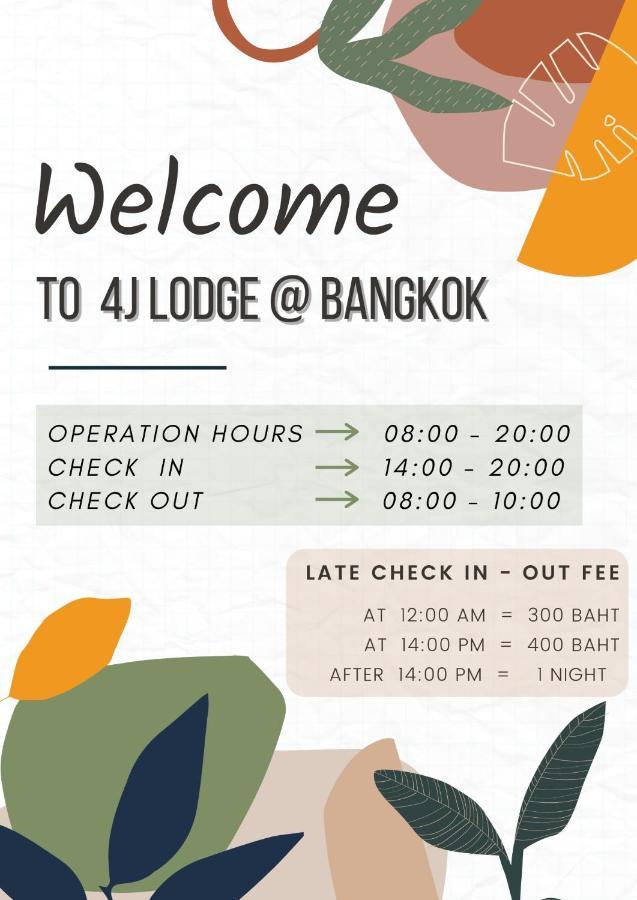 4J Lodge Bangkok Exteriör bild